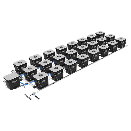 Current Culture H2O Under Current RDWC Hydroponic System - 8 Gallon, 25" Spacing - Green Thumb Depot