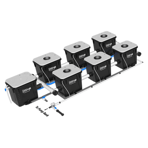 Current Culture H2O Under Current RDWC Hydroponic System - 8 Gallon, 25" Spacing - Green Thumb Depot