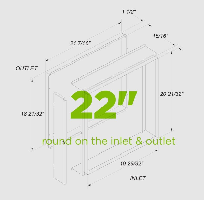 Duct Kit for A320V1 and A320V3 - Green Thumb Depot