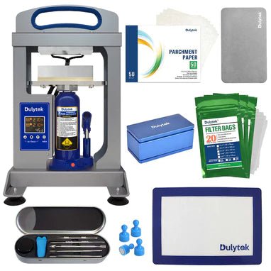 Dulytek® DHP7 7-Ton Hydraulic Rosin Heat Press and Accessories Bundle - Green Thumb Depot