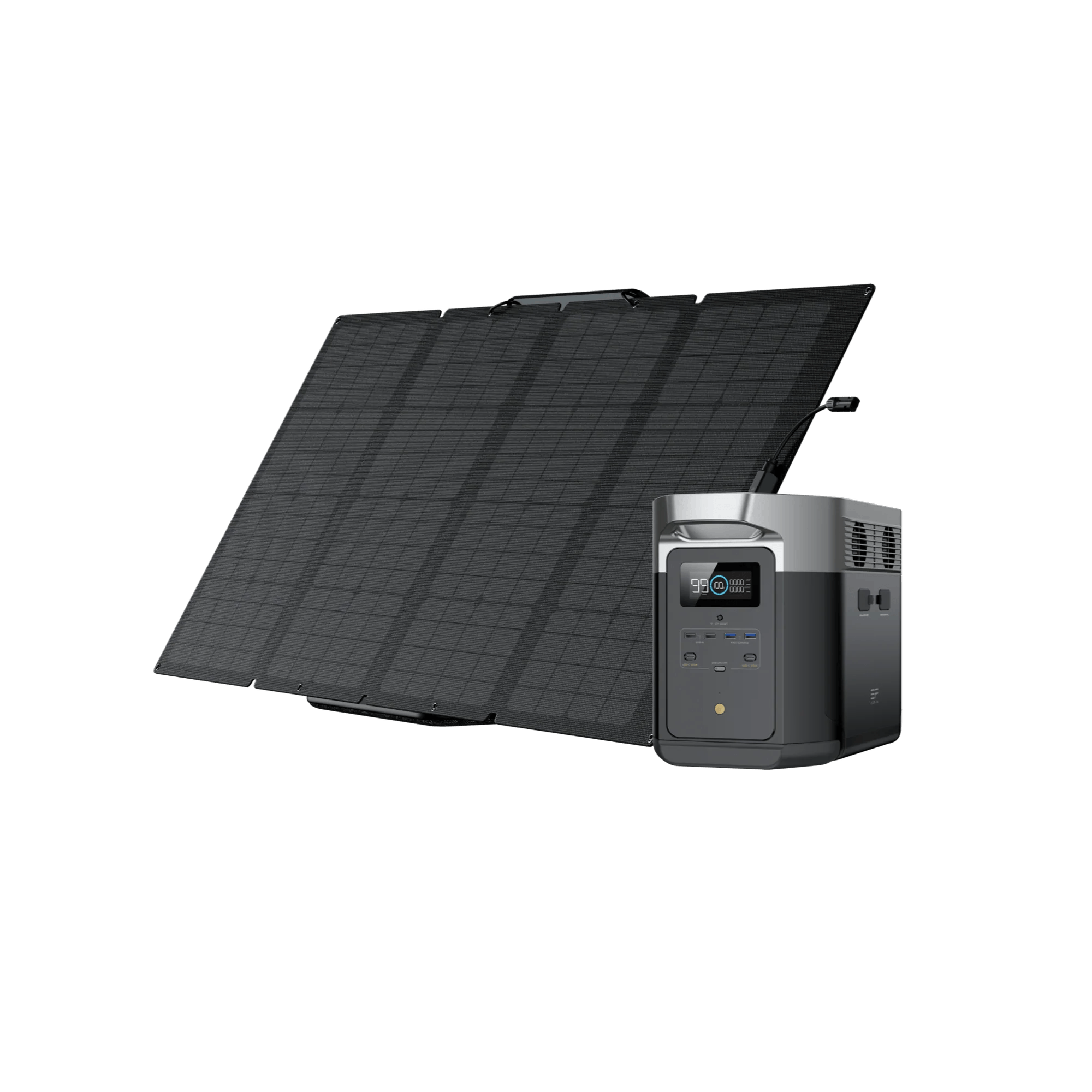 EcoFlow DELTA Max + 160W Portable Solar Panel - Green Thumb Depot