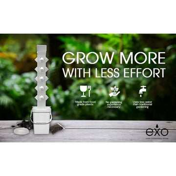 exo 24-plant vertical hydroponic garden tower system Exotower 5-Tier Hydroponic Garden System — Green Thumb Depot