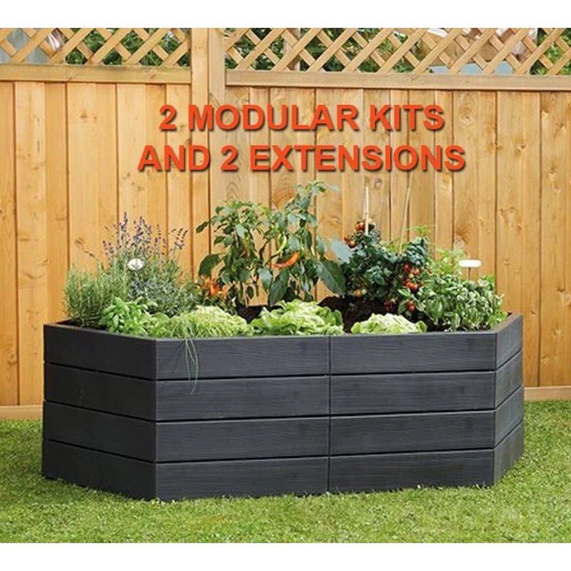 Graf Modular Raised Bed Kit - With Extension - Green Thumb Depot