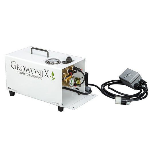 GrowoniX GX1000 Flow Box Deluxe - 2000 GPD Deluxe Reverse Osmosis Filtration System with KDF/CAT Premium Carbon Filter - Green Thumb Depot