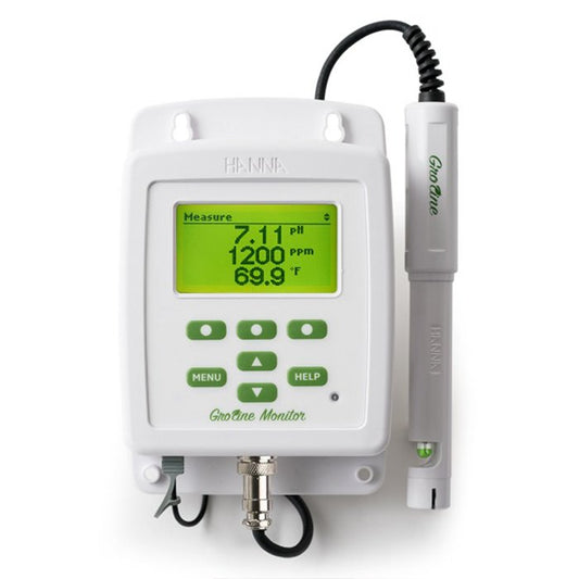 HANNA GroLine Instruments pH/EC/TDS & Temp Monitor - Green Thumb Depot