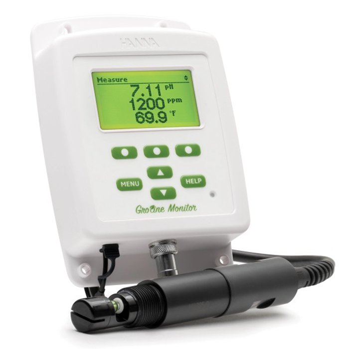 HANNA GroLine pH, EC/TDS Temperature Monitor - Green Thumb Depot