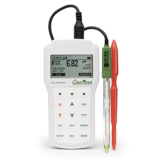 Hanna GroLine Professional Portable Soil pH Meter - Green Thumb Depot