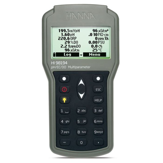 Hanna Instruments Multiparameter pH/ORP/EC/TDS/Salinity/DO/Pressure/ Temperature Waterproof Meter - Green Thumb Depot