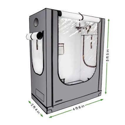 High Drogro D-Box - 4'6″ x 2'4″ x 5'5″ Grow Tent - Green Thumb Depot