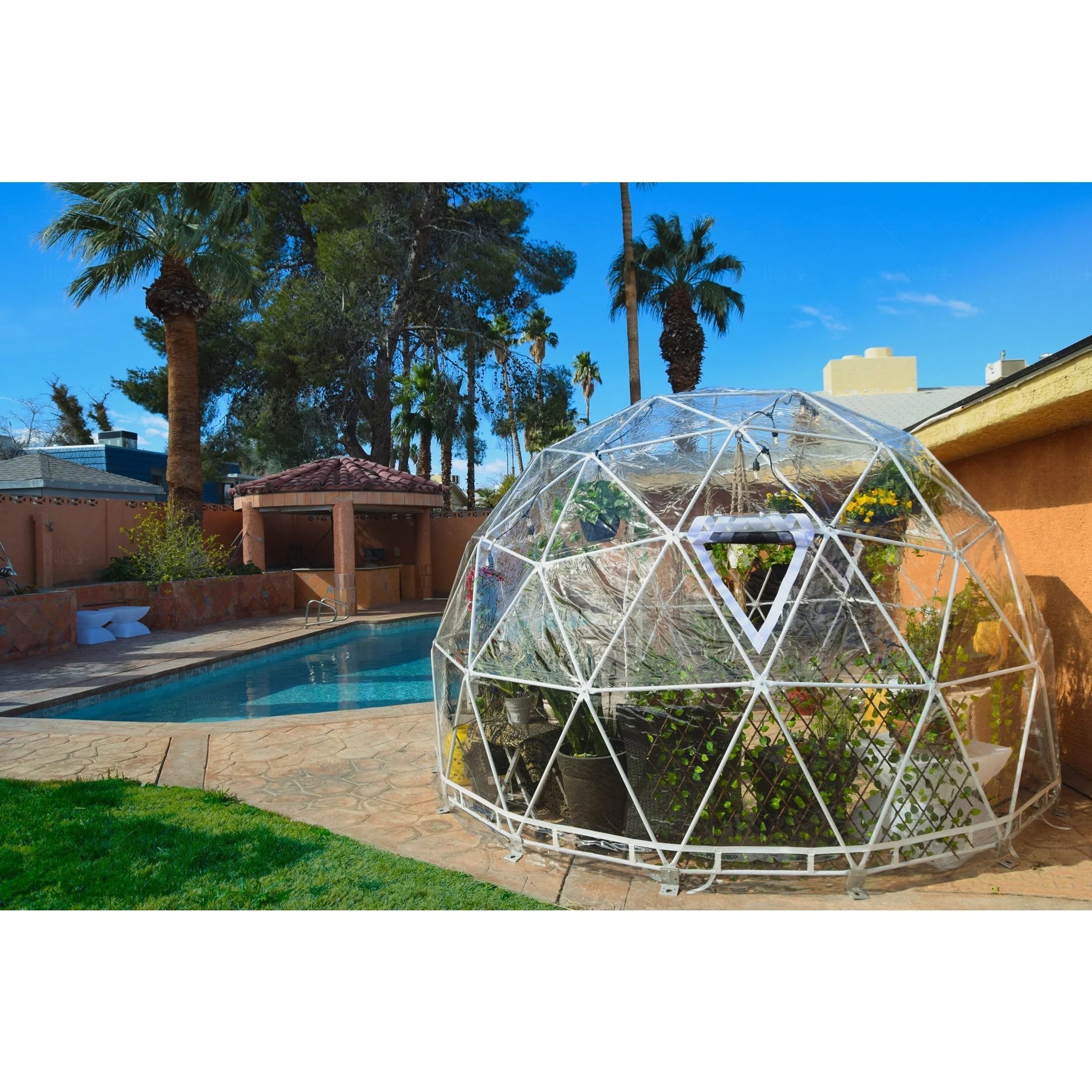 Lumen & Forge Geodesic Greenhouse Dome - Green Thumb Depot