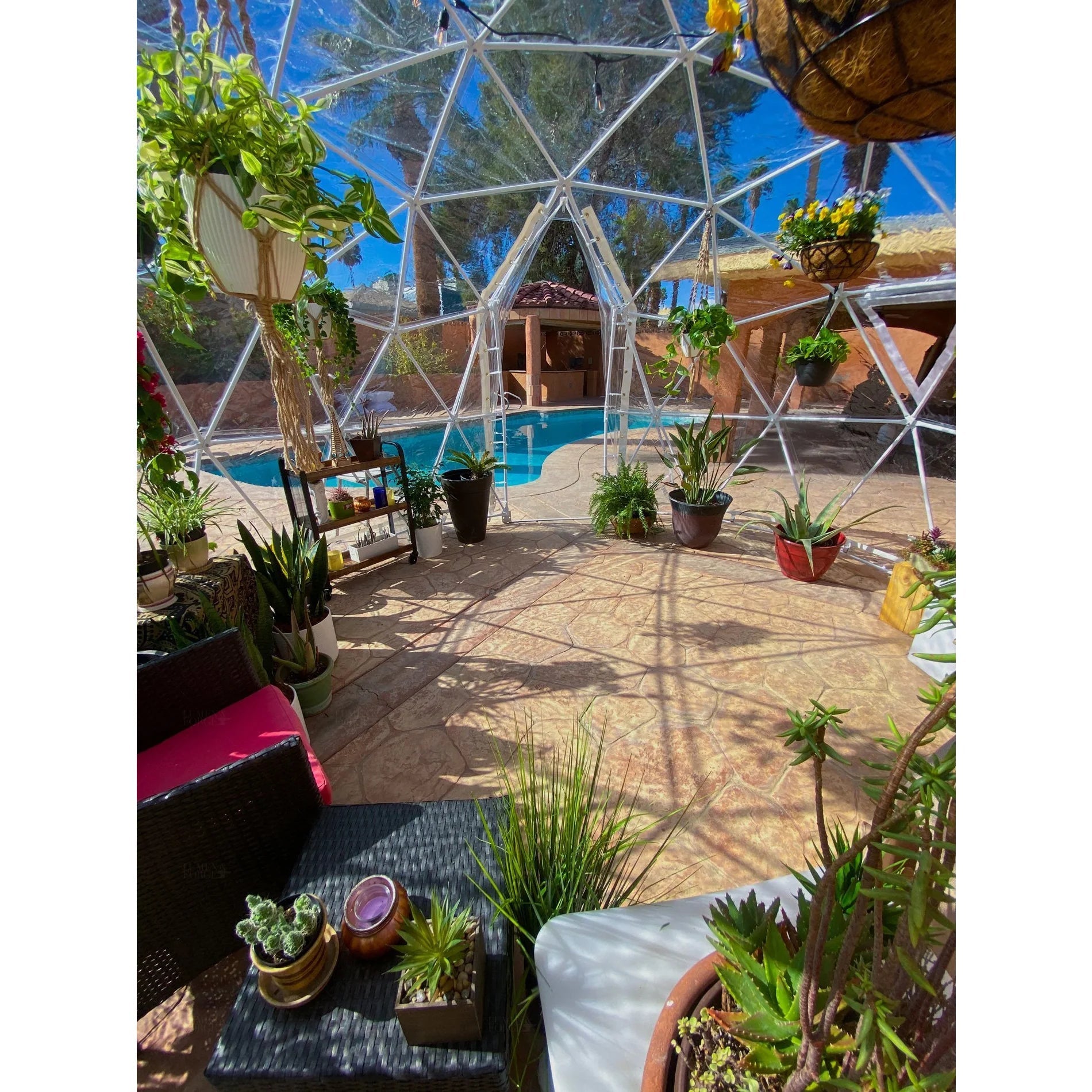 Lumen & Forge Geodesic Greenhouse Dome - Green Thumb Depot