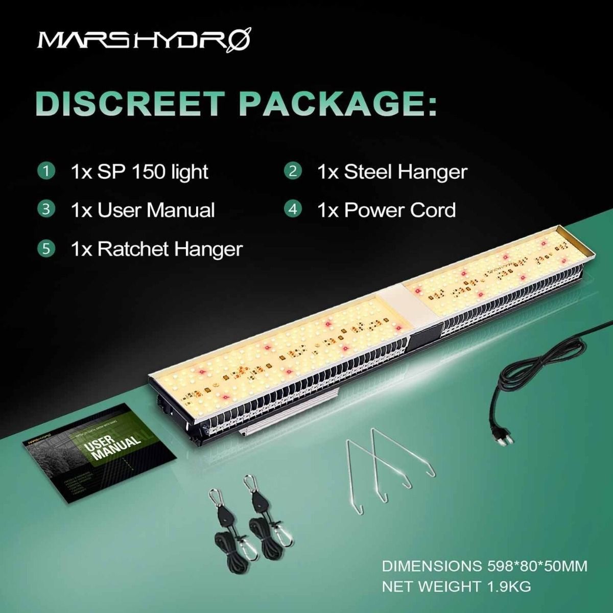 Mars Hydro SP-150 150 Watt LED Grow Light — Green Thumb Depot