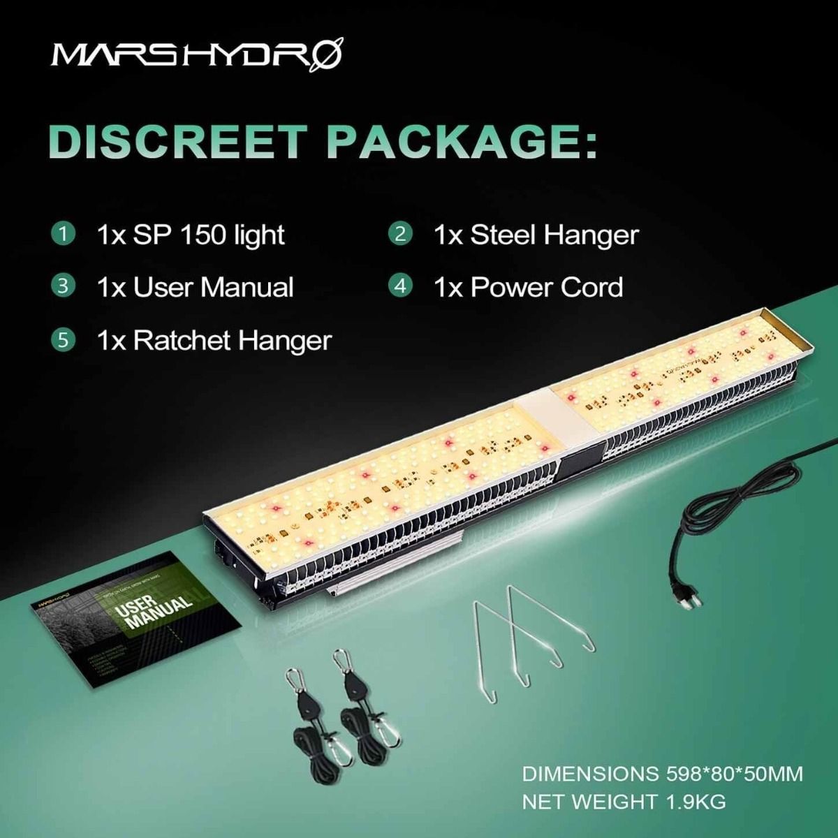 Mars Hydro SP-150 LED Grow Light - Green Thumb Depot