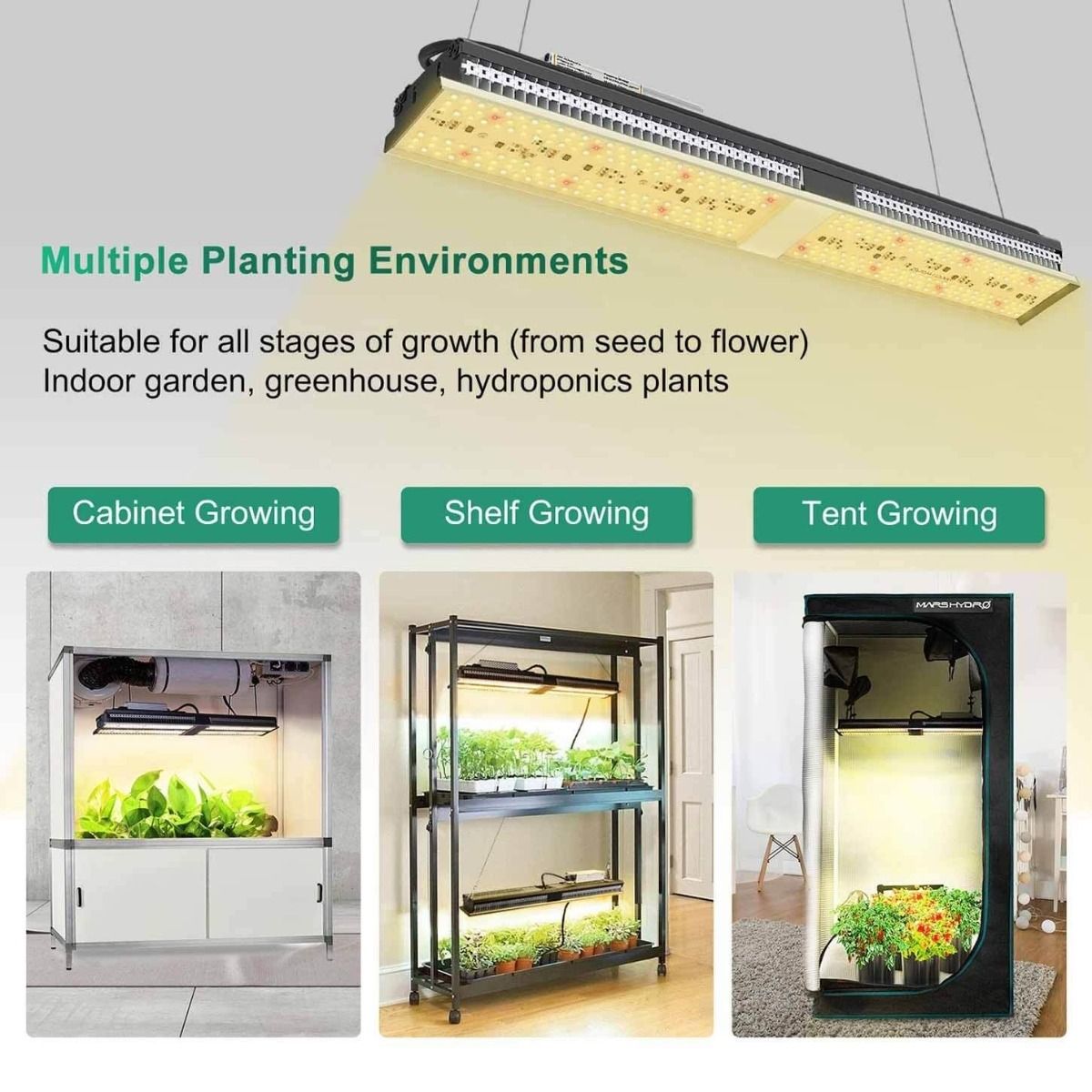 Mars Hydro SP-150 150 Watt LED Grow Light — Green Thumb Depot