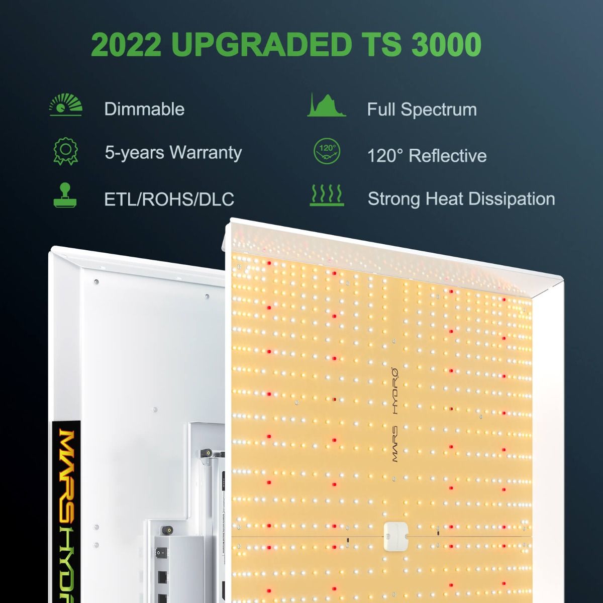 Mars Hydro TS 3000 LED Grow Light - Green Thumb Depot