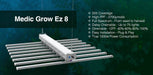 Medic Grow Ez-8 LED Grow Light - Full Spectrum for Efficient Indoor Plants Growing - 1000 Watt - Green Thumb Depot