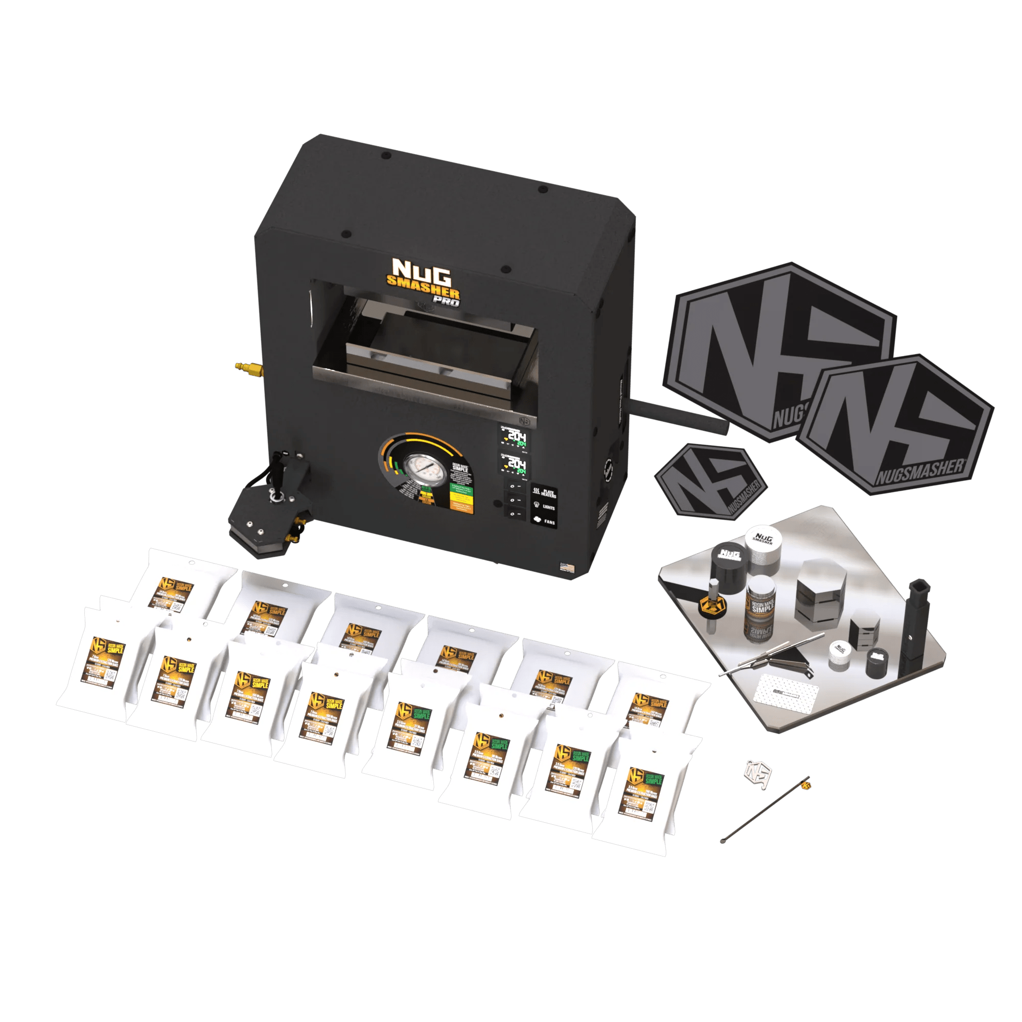 NugSmasher Pro 20 Ton Essentials Bundle - Green Thumb Depot