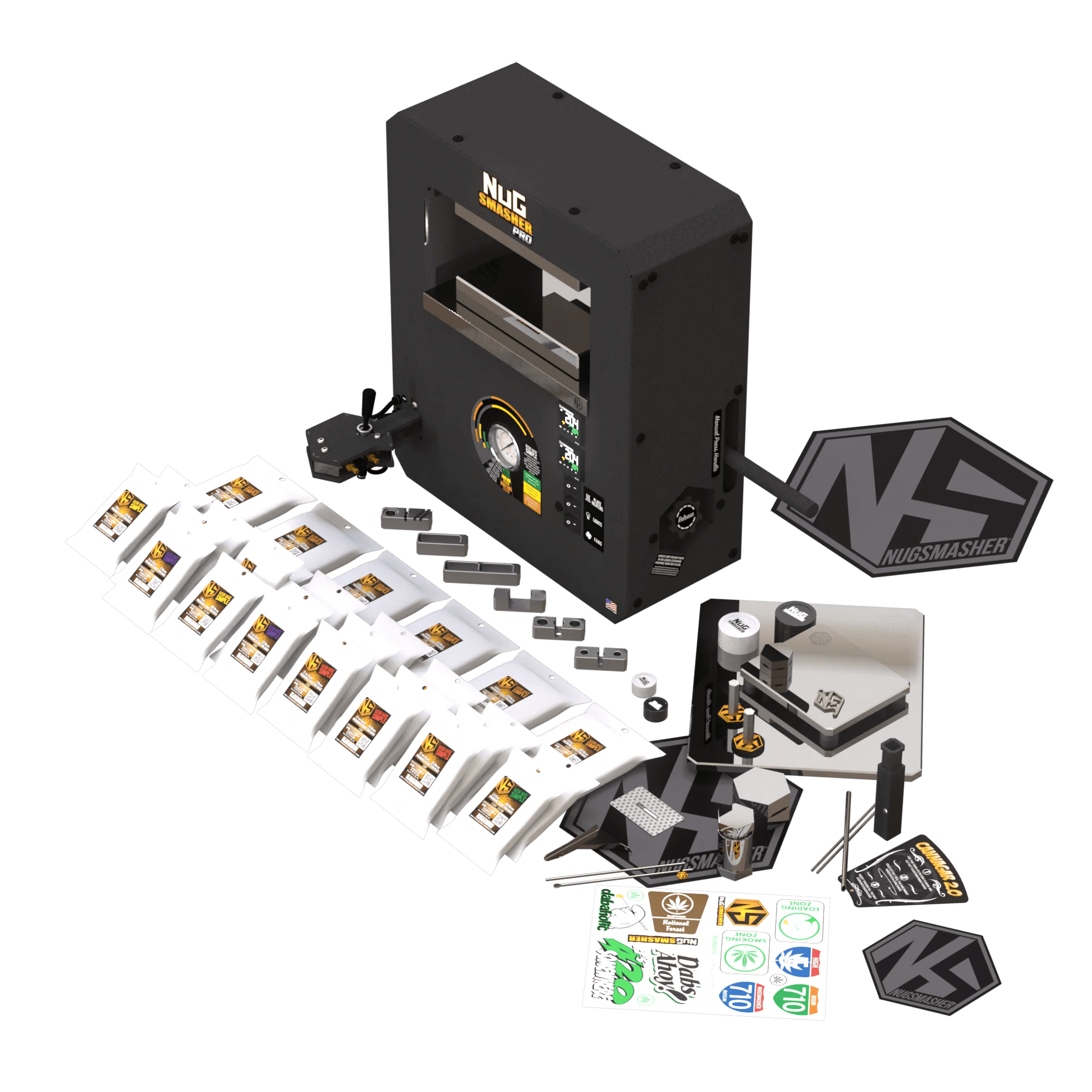 NugSmasher Pro 20 Ton Master Bundle - Green Thumb Depot