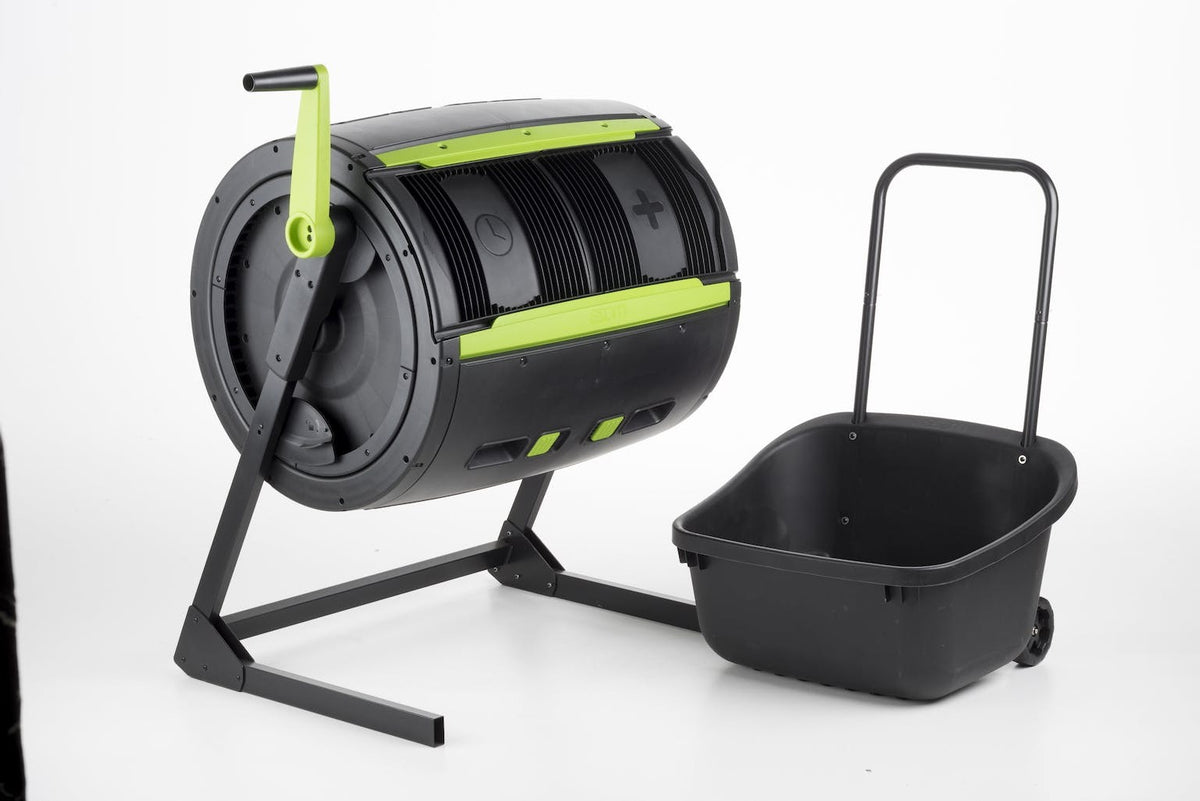 Riverstone MAZE 65 Gallon Compost Tumbler with Cart — Green Thumb Depot