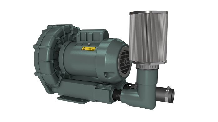 S11 SWEETWATER BLOWER 1/8HP < 13 CFM (364 LT/ MIN /GAL @ 20" WATER COLUMN - SEA LEVEL) - Green Thumb Depot