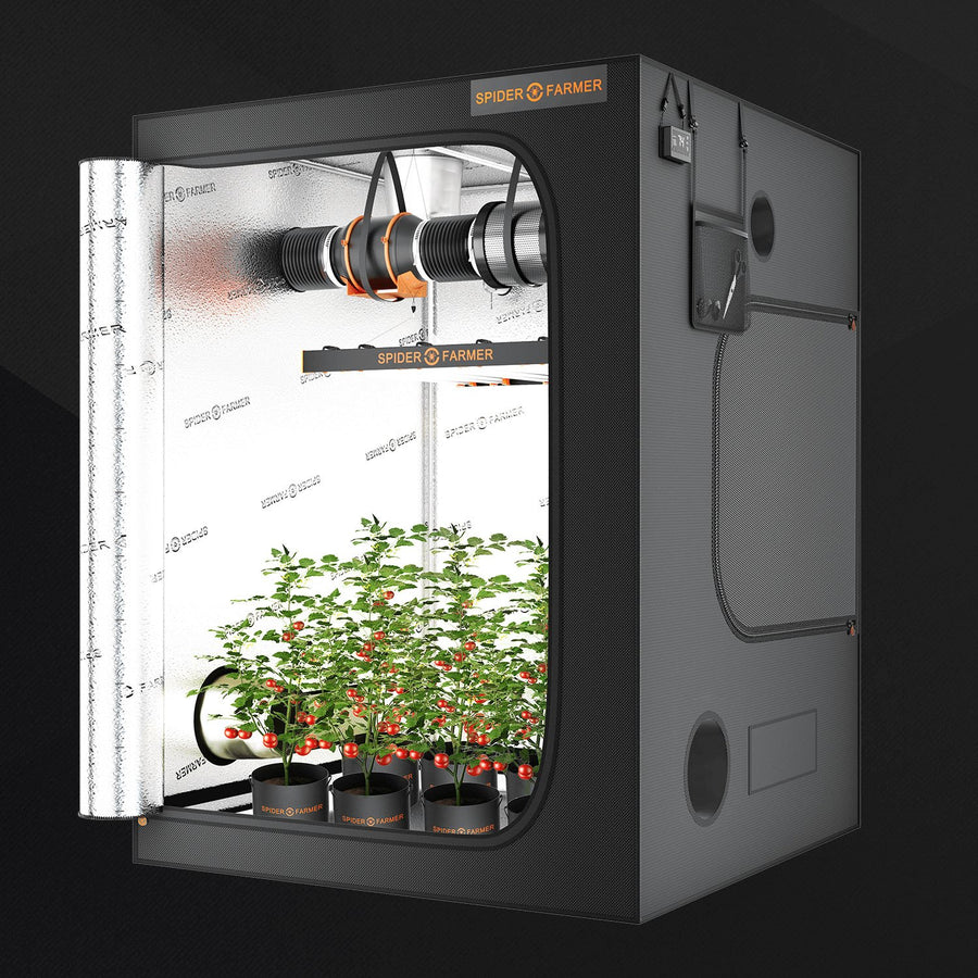 spider farmer grow tent Spider Farmer 5’x5’x6.5′ 150cm x 150cm x 200cm Indoor Grow Tent