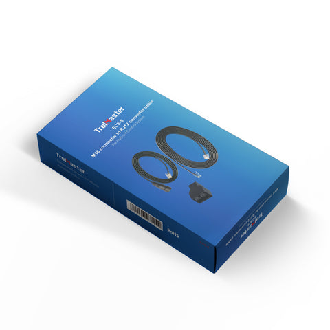 TrolMaster RJ12 to M16 Push Lock Waterproof Connector Converter Cable Set