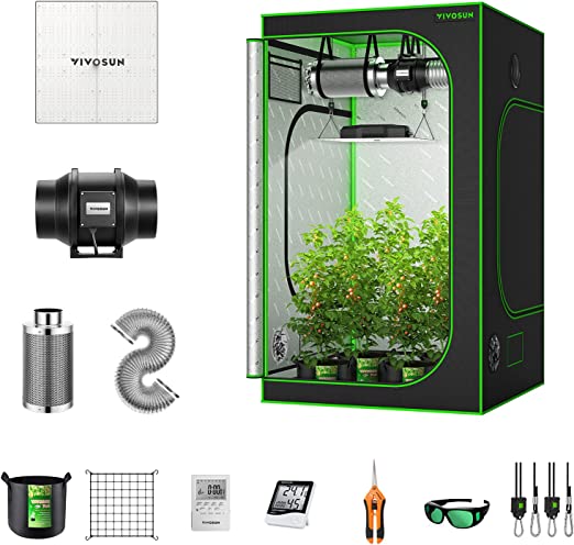 VIVOSUN Complete Grow Kit with LED Grow Light - Green Thumb Depot