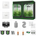 VIVOSUN GIY 8 x 4 ft. Complete Grow Kit with 2x VS4000 LED Grow Light - Green Thumb Depot