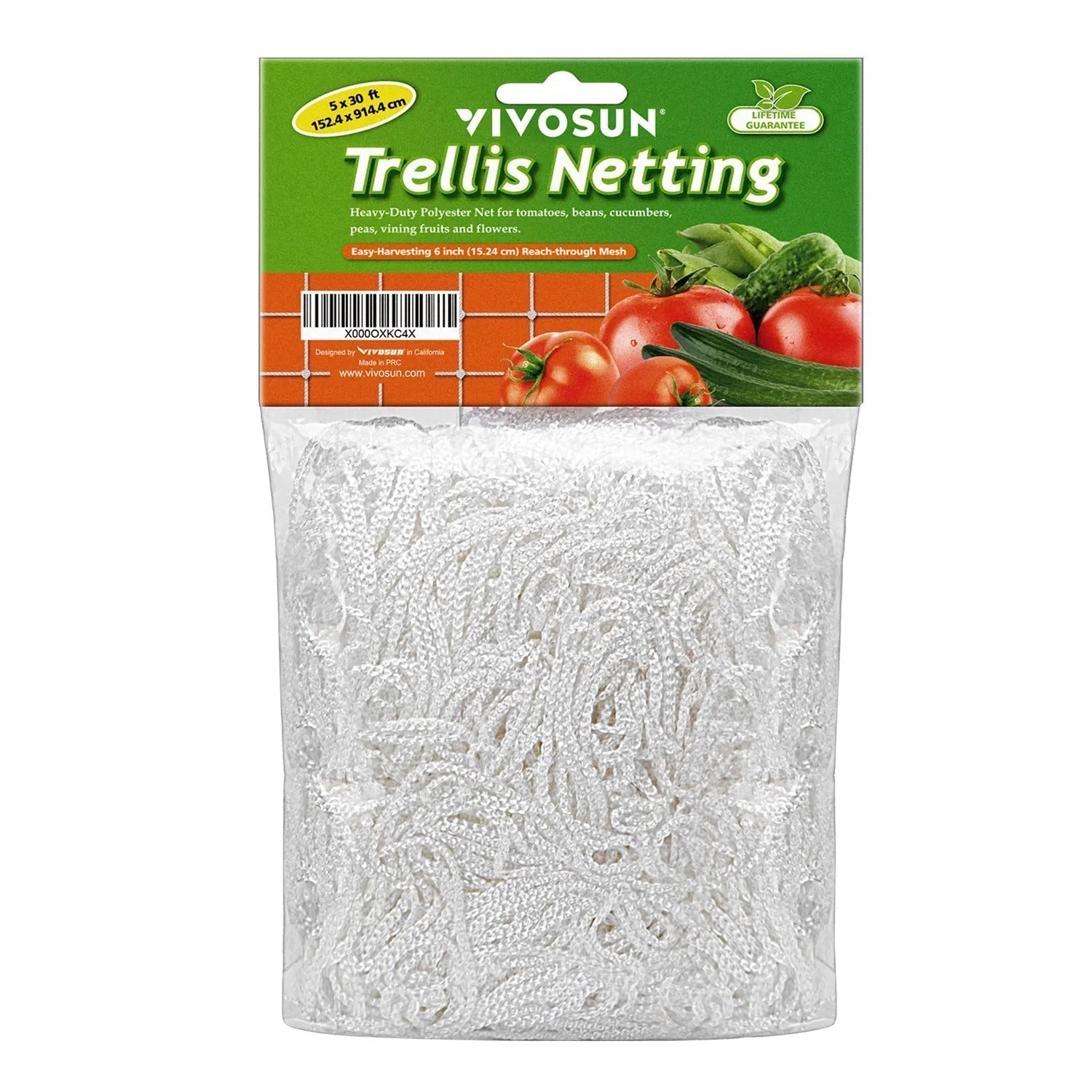 Vivosun Heavy - duty Polyester Plant Trellis Netting - Green Thumb Depot