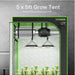 Vivosun Mylar 5x5 Grow Tent, 60″ x 60″ x 80″ - Green Thumb Depot